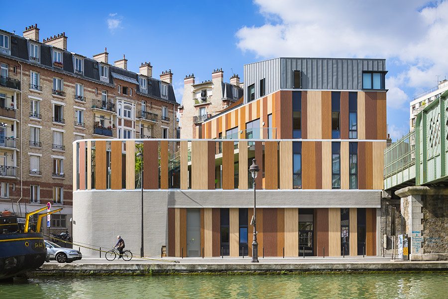 Vue extérieur crèche dans Paris