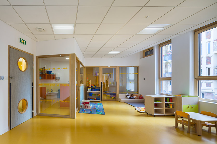 Intérieure crèche paris 19