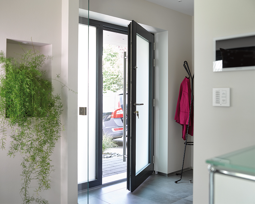 Intérieur Maison porte en aluminium Bieber