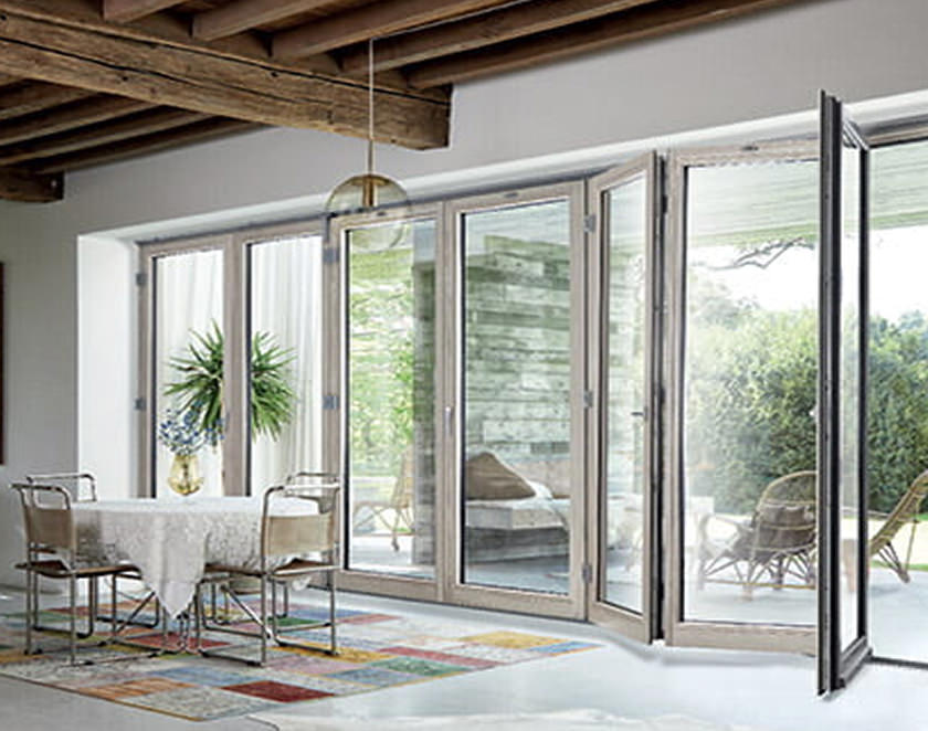 La gamme de baies coulissantes en bois Bieber