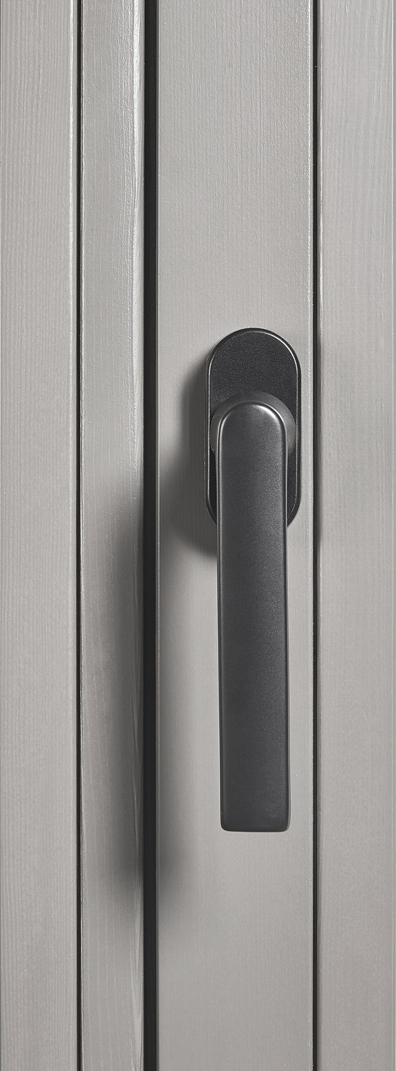 Teinte naturelle bois gris argenté en situation